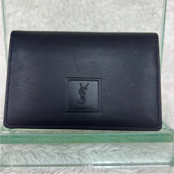 Yves Saint Laurent Midnight Blue Leather Wallet - Picture 2 of 9